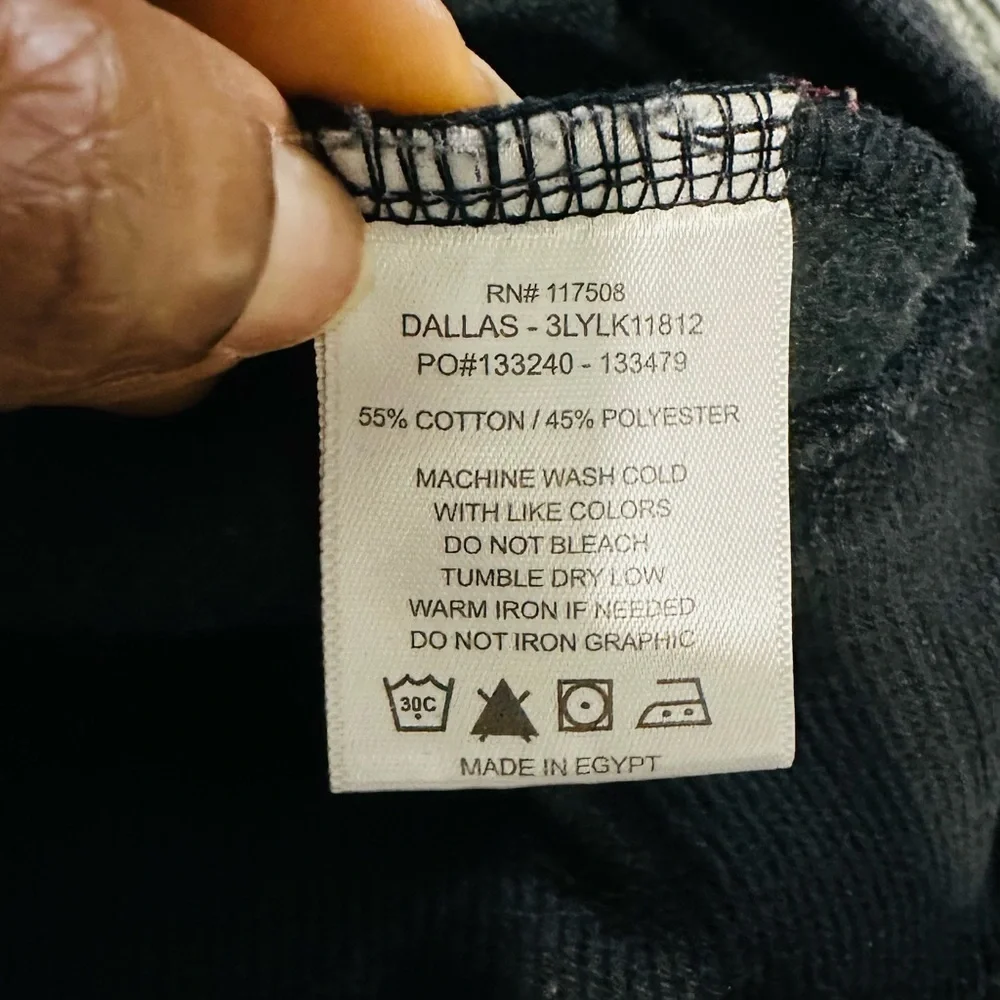 LEVI’S Black Long Sleeve Hooded Sweatshirt